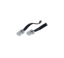 S/CONN 10m RJ45 Melns, Caurspīdīgs