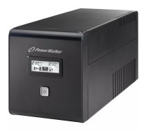 PowerWalker VI 1000 LCD FR nepārtrauktas barošanas avots (UPS) Line-Interactive 1 kilovoltampērs 600 W 4 Maiņstrāvas izvade (-s)