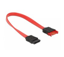 DeLOCK 83952 SATA kabelis 0,2 m SATA 7-pin Melns, Sarkans