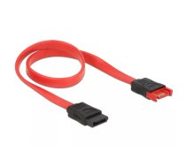 DeLOCK 83953 SATA kabelis 0,3 m SATA 7-pin Melns, Sarkans