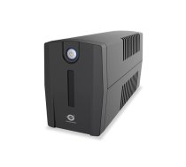 Conceptronic ZEUS01ES nepārtrauktas barošanas avots (UPS) Line-Interactive 0,65 kilovoltampērs 360 W 2 Maiņstrāvas izvade (-s)