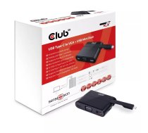 Mini doks USB Type C uz VGA USB 3.0 CLUB3D CSV-1532