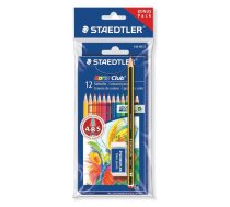 Staedtler Noris Club 144 Set Melns, Zils, Bordo, Brūns, Zaļš, Gaiši Zils, Gaiši zaļš, Oranžs, Persiku, Sarkans, Violets, Dzeltens 13 pcs