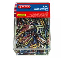 Herlitz 8859134 papīra saspraude Metāls, Plastmasa 1000 pcs