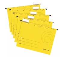 Herlitz 5874672 piekaramā mape Kartona Dzeltens 5 pcs