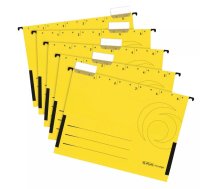 Herlitz 5874771 piekaramā mape Kartona Dzeltens 5 pcs