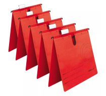 Herlitz 5874995 piekaramā mape Kartona Sarkans 5 pcs