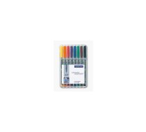 Staedtler 316 WP8 marķieris 1 pcs Melns, Zils, Brūns, Zaļš, Oranžs, Sarkans, Violets, Dzeltens