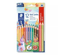 Staedtler 128 Melns, Zils, Bordo, Brūns, Zaļš, Gaiši Zils, Gaiši zaļš, Oranžs, Persiku, Sarkans, Violets, Dzeltens 12 pcs