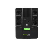 Green Cell AiO 800VA LCD nepārtrauktas barošanas avots (UPS) Line-Interactive 0,8 kilovoltampērs 480 W 6 Maiņstrāvas izvade (-s)