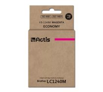 Tintes kasetne ACTIS KB-1240M saderīga ar Brother, magenta, 19 ml, krāsvielu tinte, standarta ietilpība, 1 gab.