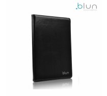 Blun UNT Universāls Eko ādas sāniski atverams maks ar stendu Tablet PC līdz 7" displēju Melns