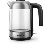 Elektriskais tējkanna Philips HD9339/80 1.7 L 2200 W stikls/nerūsējošais tērauds, bezvadu, 360° pamatne