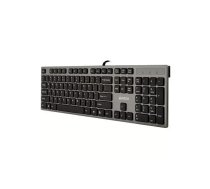 A4Tech KV-300H tastatūra Universāls USB QWERTY Melns, Pelēks