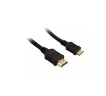 Synergy 21 S215293 HDMI kabelis 5 m HDMI Type A (Standard) HDMI Type C (Mini) Melns