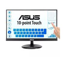ASUS VT229H monitori 54,6 cm (21.5") 1920 x 1080 pikseļi Full HD LED Skārienjūtīgais ekrāns Melns