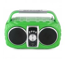 Radio pulkstenis PRIME3 Prime3 APR71GR Neon — modinātājs ar FM radio un LED displeju