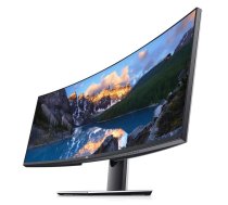 DELL UltraSharp U4919DW monitori 124,5 cm (49") 5120 x 1440 pikseļi UltraWide Dual Quad HD LCD Melns, Sudrabs
