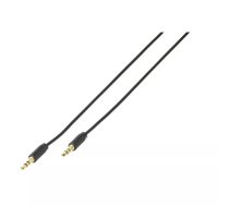 Vivanco PBW 35 15 audio kabelis 1,5 m 3.5mm Melns