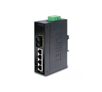 PLANET ISW-511 tīkla pārslēgs Nepārvaldīts L2 Fast Ethernet (10/100) Melns