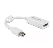 DeLOCK 63935 video kabeļu aksesuārs 0,1 m Mini DisplayPort HDMI Balts