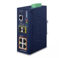 PLANET IGS-5225-4P2S tīkla pārslēgs Vadīts L2+ Gigabit Ethernet (10/100/1000) Power over Ethernet (PoE) Zils