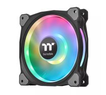 Thermaltake Riing Duo 12 RGB Premium Edition Datora korpusam Ventilators 12 cm Melns