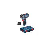 Bosch GSR 12V-15 FC Professional Bez atslēgas 600 g Melns, Zils