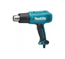 Karstais gaiss Makita HG5030K — 1600 W, 350–500 °C, līdz 500 l/min, mīksts rokturis, platums 233 mm, 560 g