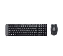 Logitech Wireless Combo MK220 tastatūra Pele iekļauta Birojs RF Bezvadu QWERTY Itāļu Melns