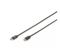 Digitus 1m USB 3.1 C - C USB kabelis USB 3.2 Gen 2 (3.1 Gen 2) USB C Melns
