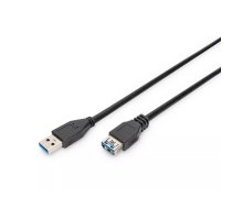 Digitus AK-300203-018-S USB kabelis USB 3.2 Gen 1 (3.1 Gen 1) 1,8 m USB A Melns