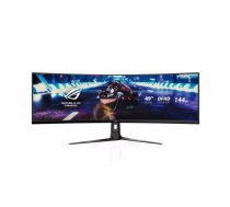 ASUS ROG Strix XG49VQ monitori 124,5 cm (49") 3840 x 1080 pikseļi UltraWide Full HD LED Melns
