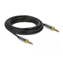 DeLOCK 85788 audio kabelis 5 m 3.5mm Melns, Pelēks