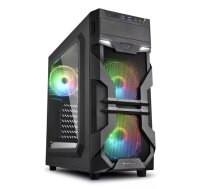 Datora korpuss Sharkoon VG7-W RGB Midi Tower Black