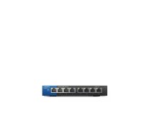 Linksys LGS108 Nepārvaldīts L2 Gigabit Ethernet (10/100/1000) Melns, Zils