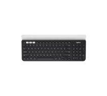 Logitech K780 Multi-Device Wireless Keyboard tastatūra Universāls RF bezvadu sakari + Bluetooth QWERTY US International Pelēks, Balts