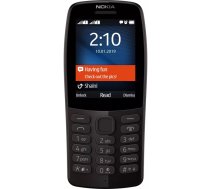 Nokia 210 6,1 cm (2.4") Melns Tālrunis ar papildiespējām