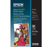 Epson Value Glossy Photo Paper fotopapīrs Spīdums