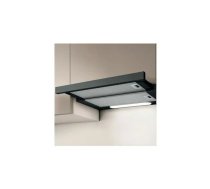 Iebūvējamā tvaika nosūcēja Elica Elite 14 LUX 60 BL — platums 598 mm, jauda 368 m³/h, alumīnija tauku filtrs, LED, 62 dB