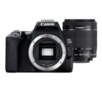 Canon EOS 250D + EF-S 18-55mm f/3.5-5.6 III SLR Kameras komplekts 24,1 MP CMOS 6000 x 4000 pikseļi Melns