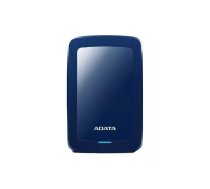 Ārējais cietais disks ADATA 1TB USB 3.2 Gen 1 HV300 melns, 2.5" 1 TB, barošana no USB
