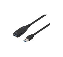 Deltaco USB3-1000 USB kabelis USB 3.2 Gen 1 (3.1 Gen 1) 2 m USB A Melns