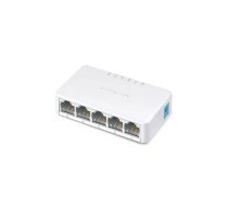 Mercusys MS105 tīkla pārslēgs Nepārvaldīts Fast Ethernet (10/100) Balts
