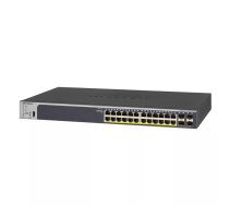 NETGEAR GS728TPP Vadīts L2/L3/L4 Gigabit Ethernet (10/100/1000) Power over Ethernet (PoE) 1U Melns