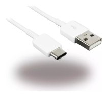 Samsung - EP-DG970BWE - Ātrās uzlādes / datu pārraides kabelis no USB uz C tipa USB - 0,8 m - Balts (EP-DR140AWE)