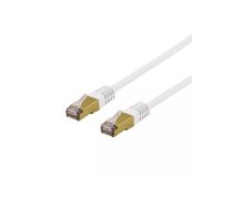 Deltaco SFTP-610VAH tīkla kabelis Balts 10 m Cat6a S/FTP (S-STP)