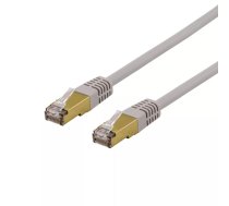 Deltaco SFTP-62AH tīkla kabelis Pelēks 2 m Cat6a S/FTP (S-STP)