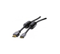 Tecline 1.5m mini-HDMI/HDMI HDMI kabelis 1,5 m HDMI Type C (Mini) HDMI Type A (Standard) Melns