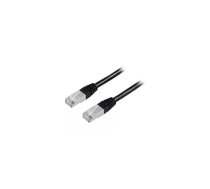 Tīkla kabelis Deltaco FTP Cat6 RJ-45 RJ-45 0.5m Melns